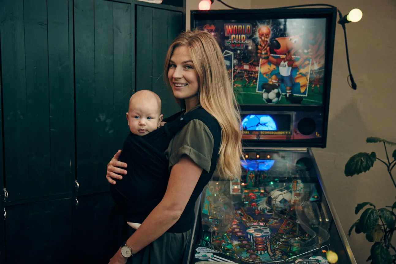 Echarpe De Portage Najell X Beaba Black S/M