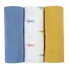 Lot De 3 Langes En Coton Teckel