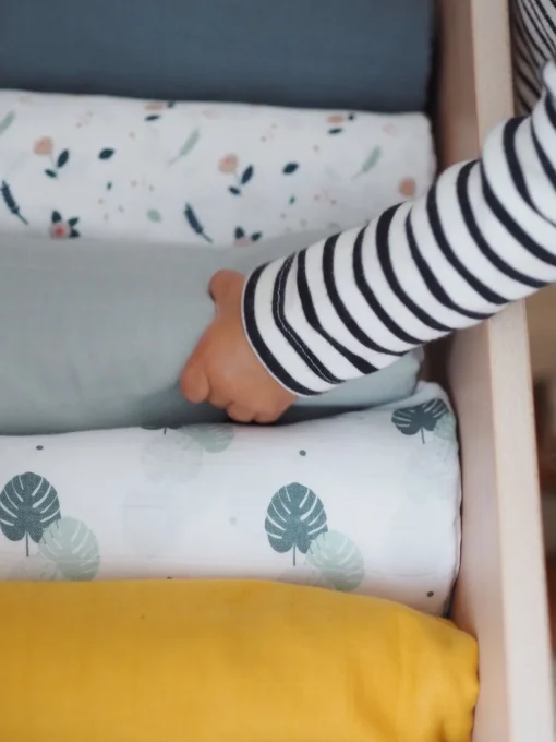 Lot De 2 Langes Xxl En Coton Honey Yellow/Starry Night
