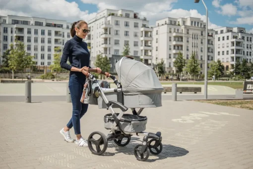 Poussette 2 En 1 Bonavi 2 Melange Grey