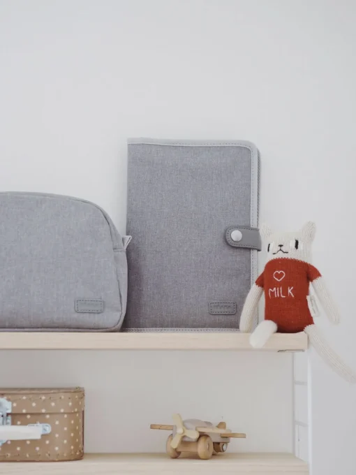 Protege Carnet De Sante Heather Grey