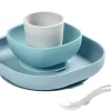 Set Vaisselle Silicone 4 Pieces Jungle
