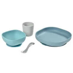 Set Vaisselle Silicone 4 Pieces Jungle