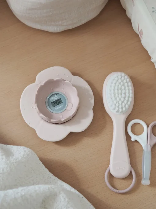 Thermometre De Bain Lotus Old Pink